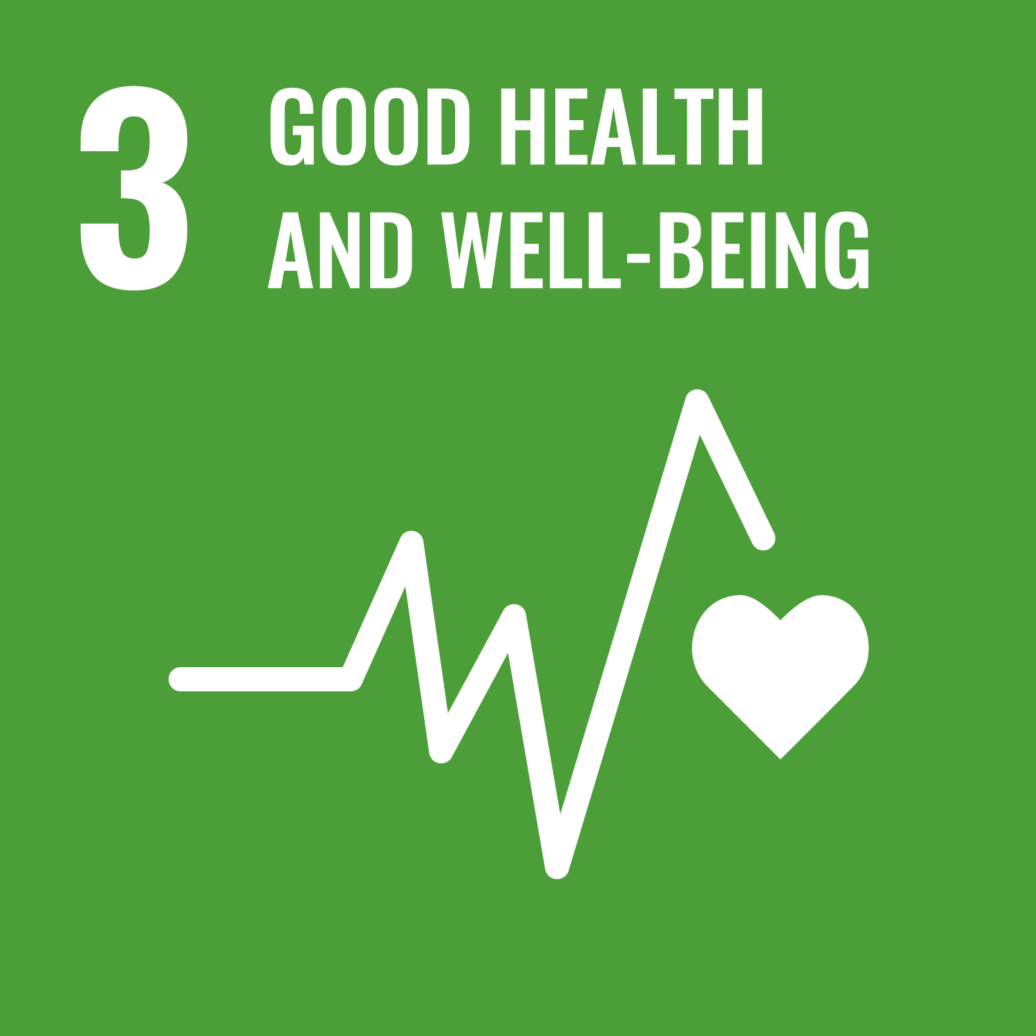 UN Sustainability Goal Icon #3