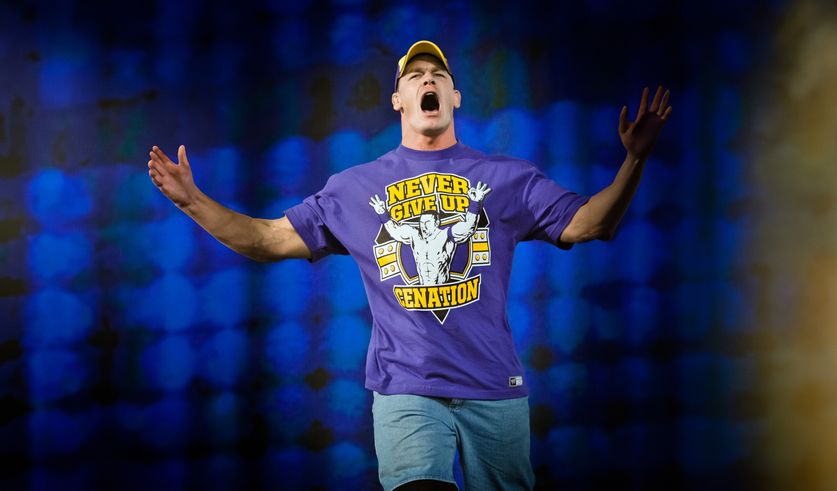 a picture of John Cena a professional wrestler