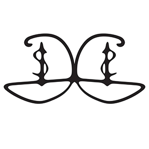 monogram style sticker SD